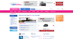 Desktop Screenshot of cabincrew.com