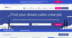 Desktop Screenshot of jobs.cabincrew.com
